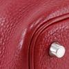HERMES Picotin Lock18 PM Handbag Red/Silver Hardware Taurillon Clemence Women Used