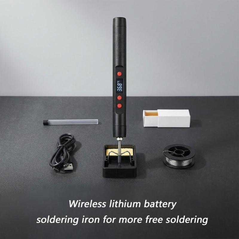 Wireless Battery Soldering Iron With Intelligent Temperature Control up to 420℃ For Mobile Phone Repair Home Use