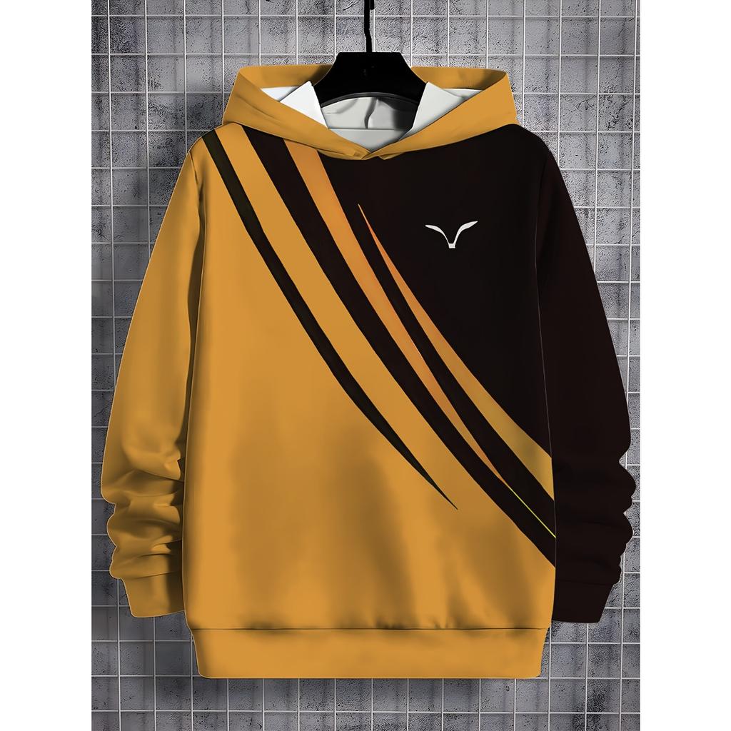 Boys' Green and Black Hoodies - Soft Daily Hoodie, Long Sleeve Top Suitable for School