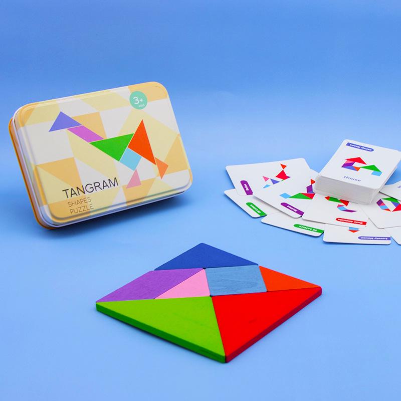Танграм Пазл Развивающая игрушка для детей 4-6 лет