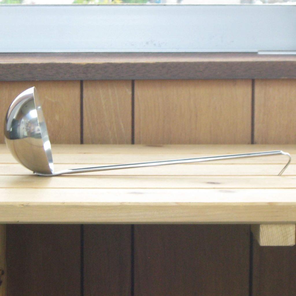 Nagao Soup SUS304 Stainless Commercial Made in 50300 Ladle, 300cc, Steel, Use, Japan,