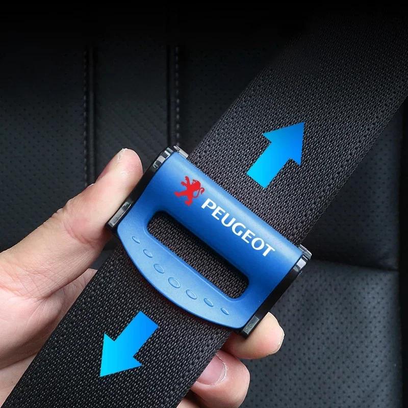 For Peugeot Car Seat Belts Clips Safety Adjustable Stopper Buckle Clip For Peugeot 206 307 308 3008 207 208 407 508 2008 5008 10