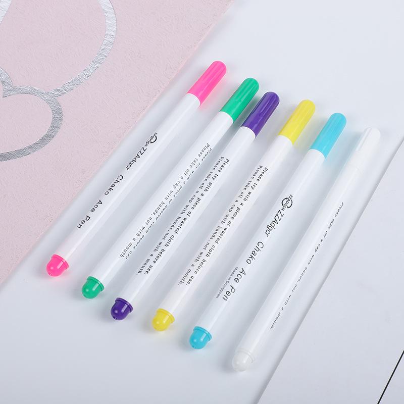 Air-Erasable Water-Soluble Marking Pen for DIY Cross-Stitch & Garments