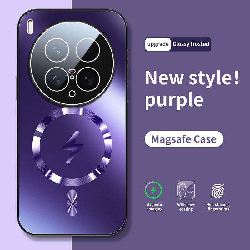 Case For VIVO X200 Ultra X200Pro Mini AG Matte Magnetic Wireless Charging Hard Cover For Vivo X200S Y300 Shockproof Bumper Shell