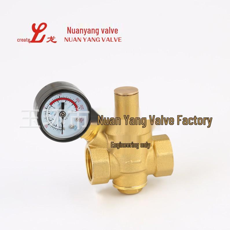 Adjustable All-Copper Tap Water Pressure Reducing Valve for Hot Water Purifier