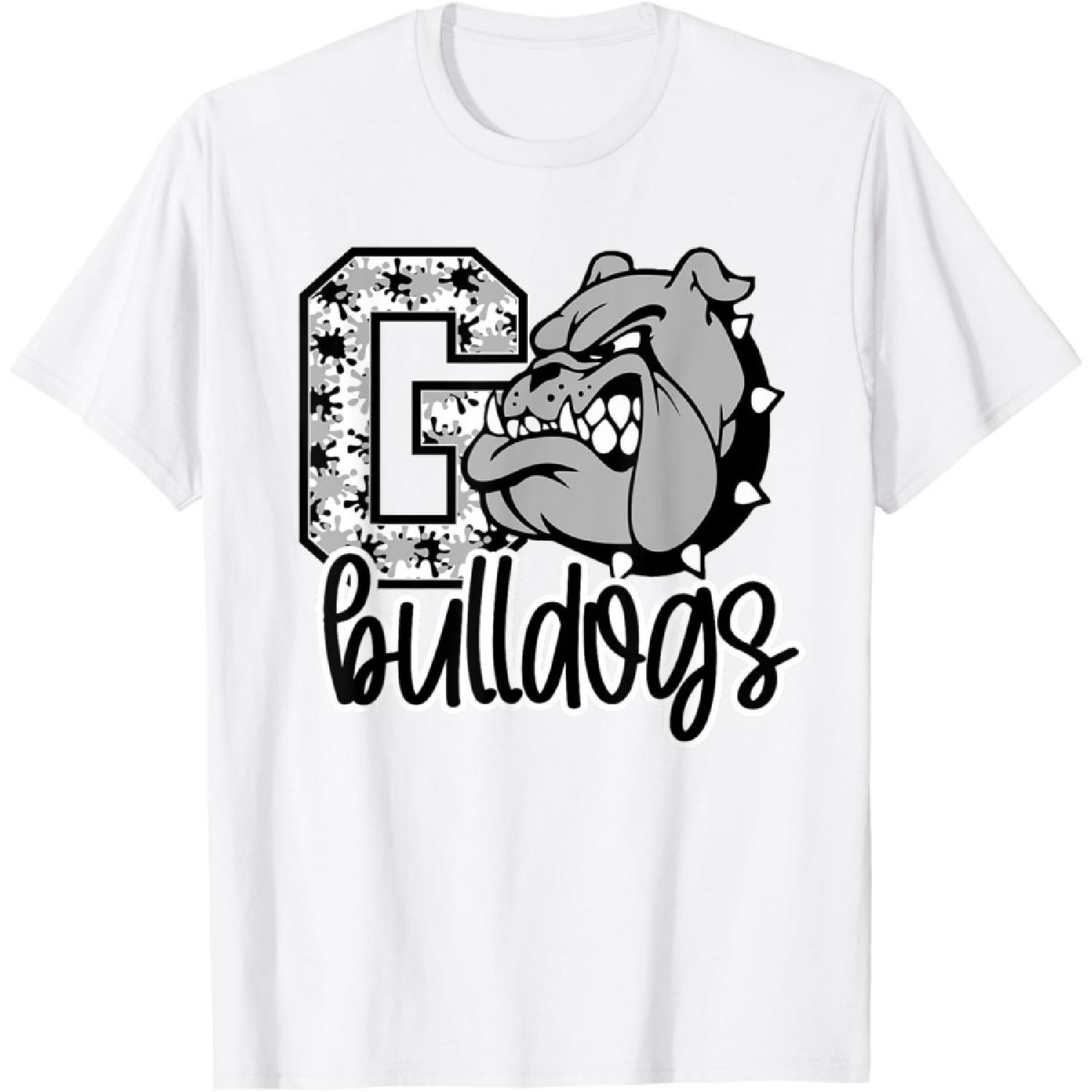 Bulldogs Football Bulldog Bulldogs Bull dogs Bulldod T-Shirt for Men Women Girls Kids S