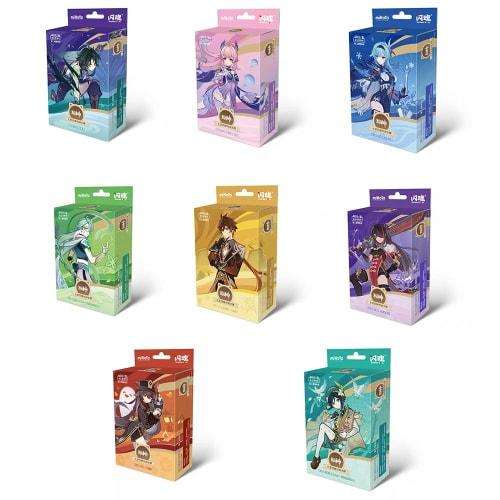 Genshin Impact Seven Sacred Summoning Constructed Deck Vol. 2 Set of 8 Boxes, Official Trading Card Game, Authentic TCG Card Game, Chinese Version, Ge