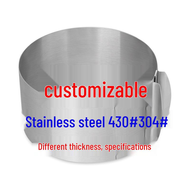 Stainless Steel Mousse & Cookie Cutter Set - Round Cake, Chocolate, DIY Baking Tool