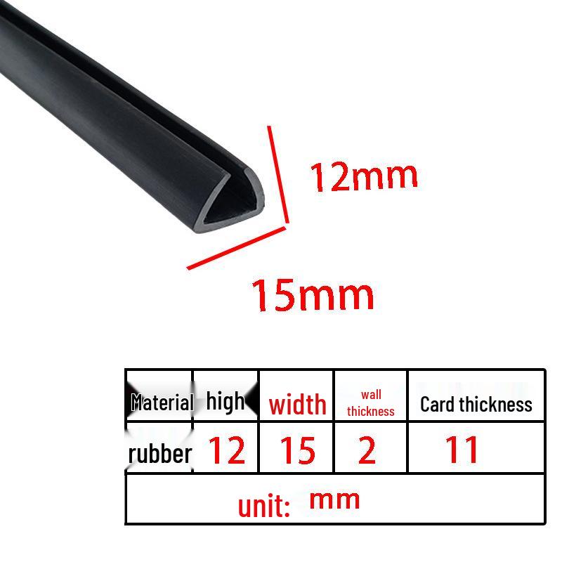 U-Shaped Rubber Anti-Collision & Edge Sealing Strip