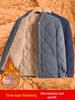 Men's Winter Plus Velvet Thickened Cotton Jacket - Warm, Casual, Mid-Age & Elderly Outerwear Coat