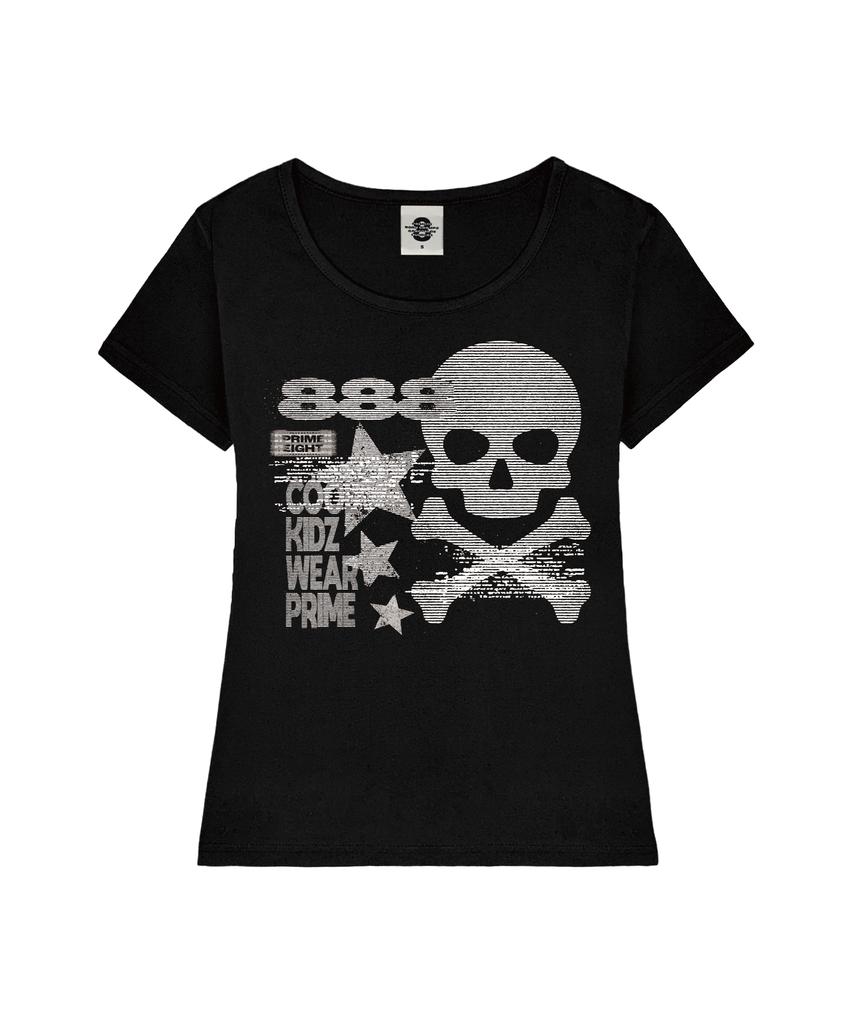PRIMATE Robber Women'S U-Neck Slim Fit Short Sleeve T-Shirt 6 Colors