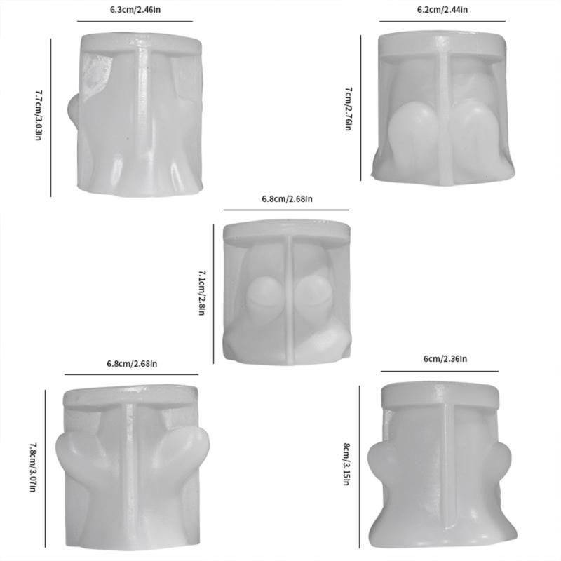 Halloween Spirits Candle Silicone Mold DIY Epoxy Resin Mold Table Ornament Mould