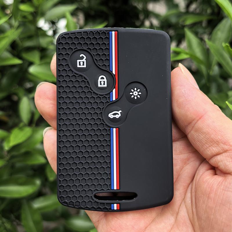

Silicone Car Remote Key Case Cover Shell Fob For Renault Duster Captur Clio Logan Megane 1 2 3 Koleos Scenic Nema Fluence Zoe
