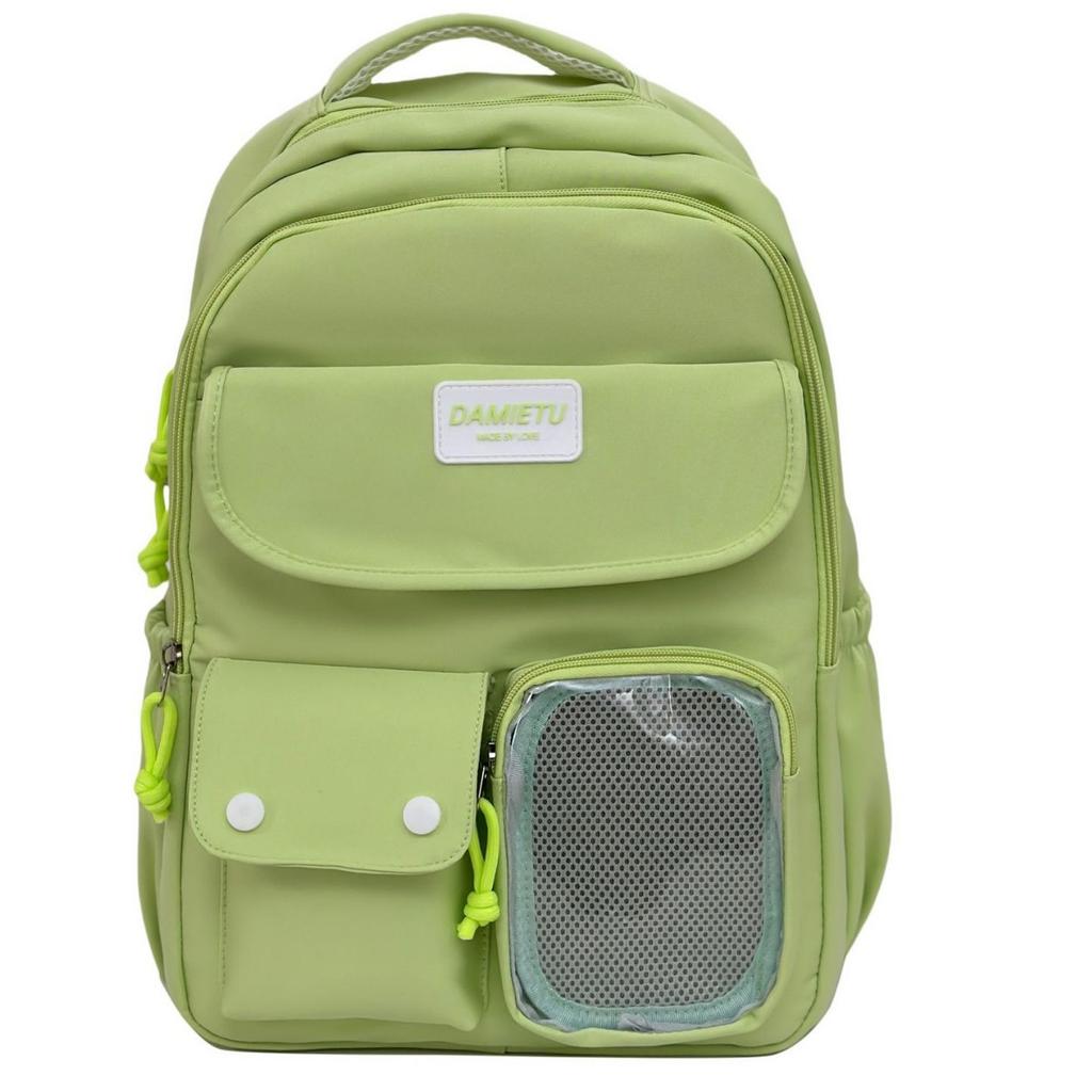 Japan and South Korea Leisure Backpack Large Capacity Class Make-up Bag Simple Junior High School Student Bag Girl