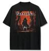 Fashion HAMMERFALL Band Full Size T-shirt Black Unisex Music Lovers SEG_967