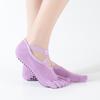 Ballet Style Non-slip Gel Yoga Socks, Cotton Five-Toe Sports Socks