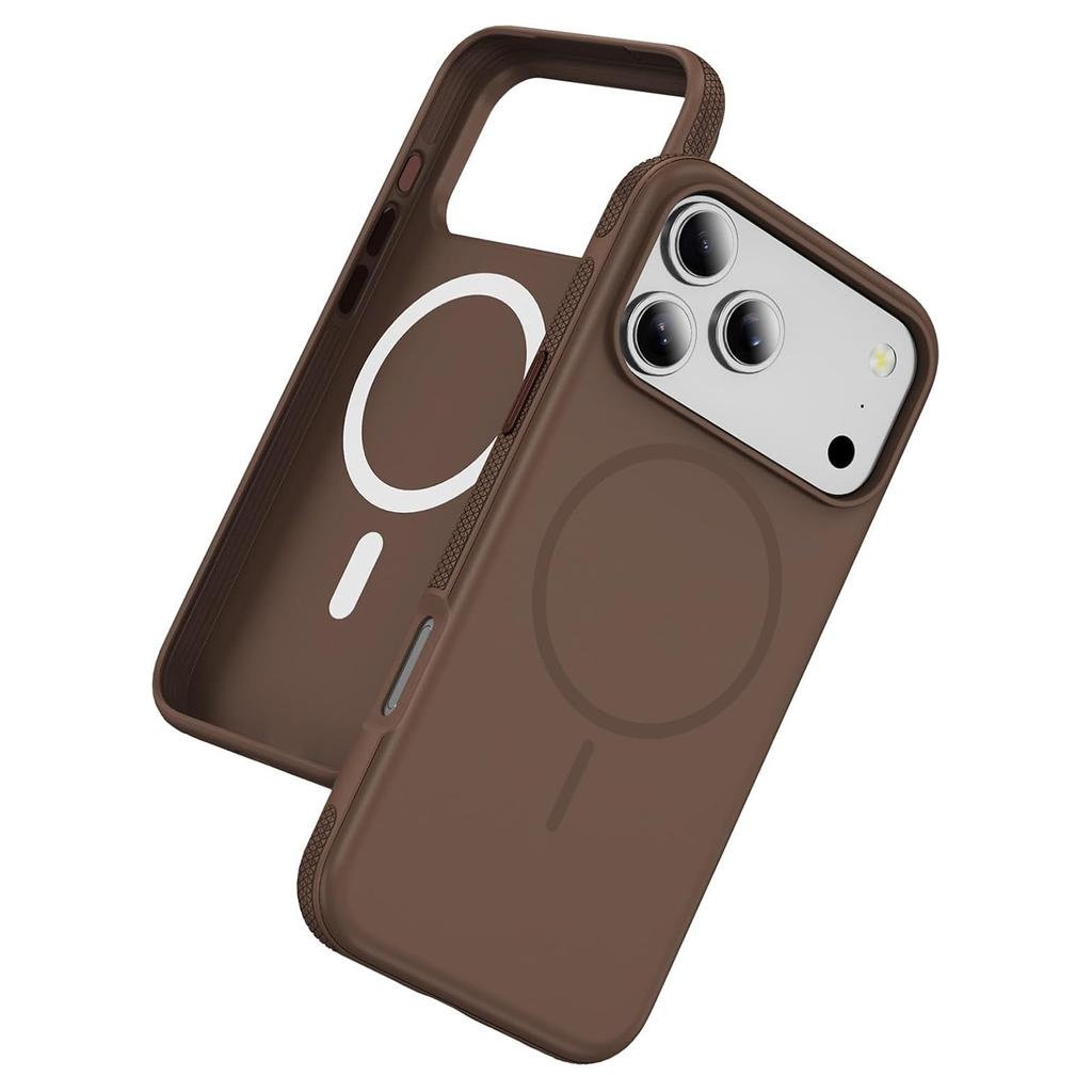 For iPhone 17 Pro Case Compatible with MagSafe PC + TPU Anti-Slip Side Edge Phone Cover