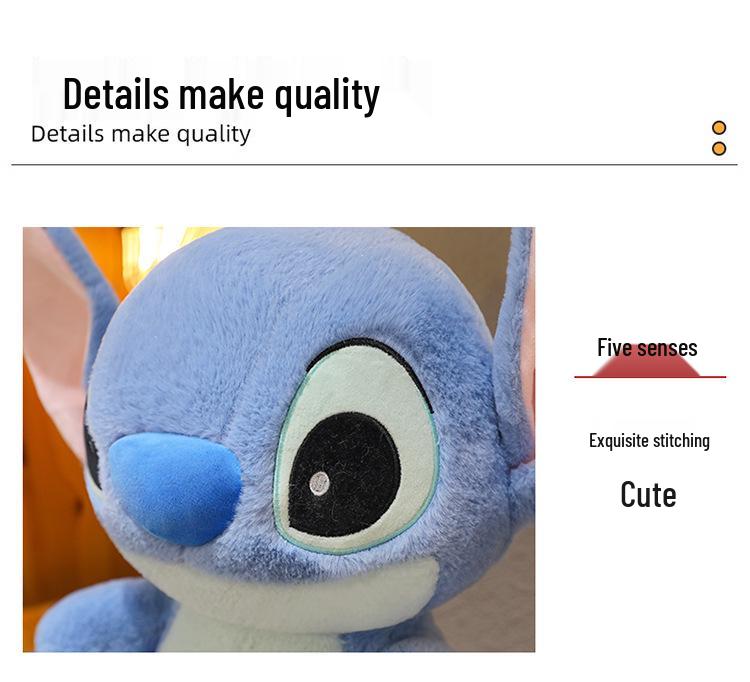 Extra Large Classic Stitch Plush Rabbit Hair Toy - Cute Birthday Gift