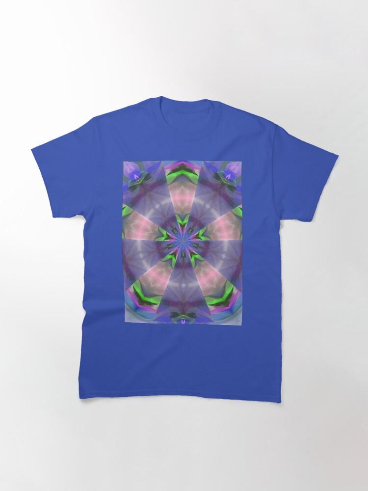 Pentangle Pastel Shades Multicolored Kaleidoscope Pentangle Pattern 9 Classic T-Shirt