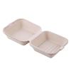 Eco-Friendly Disposable Bagasse Hamburger Box