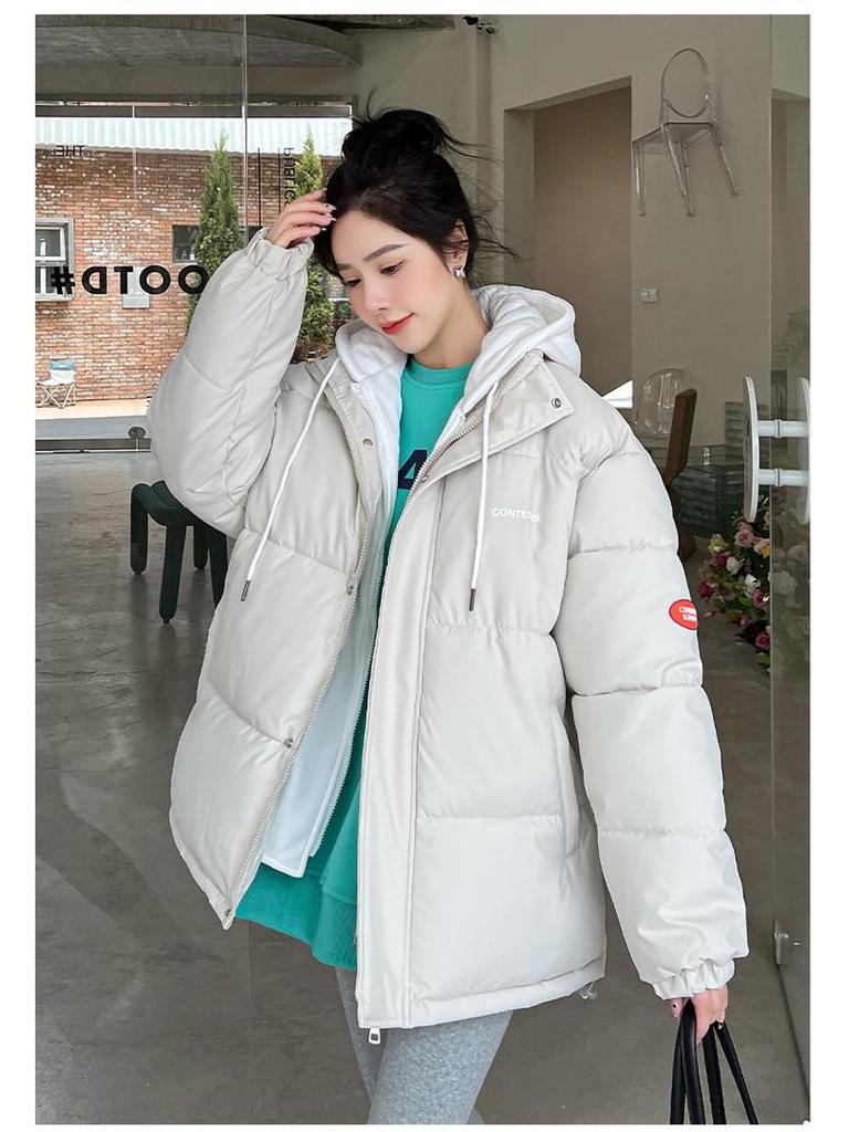 Women's Fashionable Casual Short Down Cotton Jacket - 2025 Winter Loose Plus Size Coat