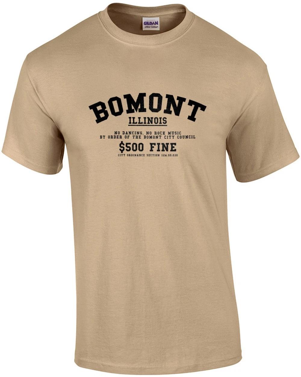 

Bomont Illinois - No Dancing, No Rock Mysic By Order Of Bomont City Council $... M