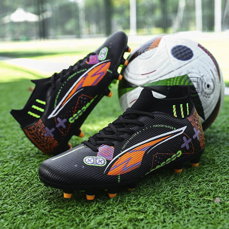 Low-top thorn 15 football shoes World Cup tf broken nails artificial turf AG nails leather foot training shoes for male and female students