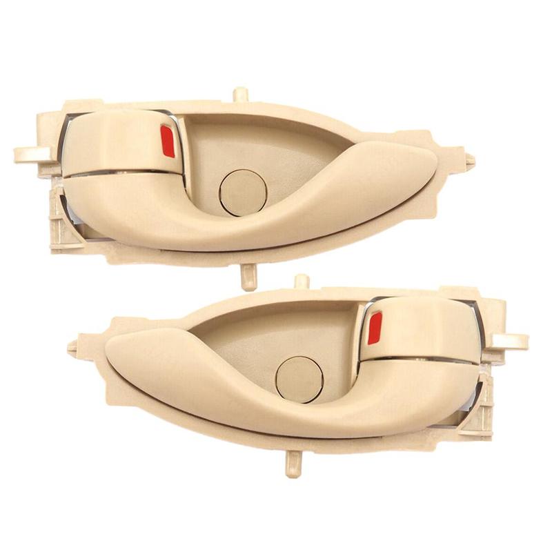 TS196122 TS196123 Beige Front Left & Right Inner Interior Door Handle Fit for Toyota Vios Sedan Vitz Yaris Hatchback 2013-