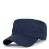 Pure Cotton Flat Top Hat Dad Casual Sun Cap Lady Army Military Hats Men Big Size Baseball Caps 55-60cm 60-65cm
