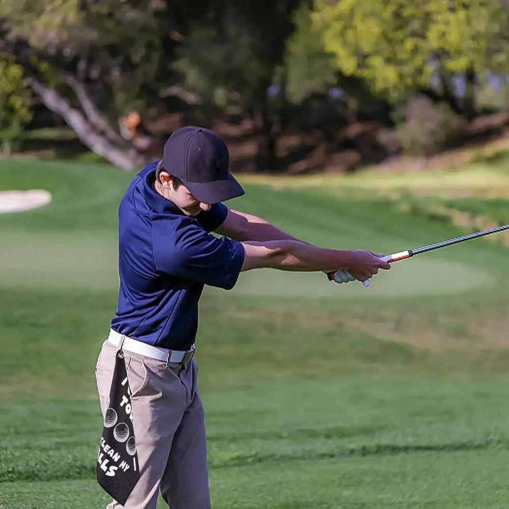 Color Printed Golf Towel Training Aids Golf Cleaning Tools Dry Towels Golfer  Sports Equipment