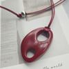 Pig Nose Pendant Long Light Luxury Simple Sweater Chain New Adjustable Necklace Autumn and Winter Temperament High-end Accessories