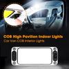 12-24V COB Car Reading Light LED Night Lights with On/off Universal Car Truck Dome Interior High Brightness Cab Roof Panel Lamp