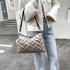 Zimowa Ciepła Przestrzeń Dół Damska Torba Na Ramię Luksusowy Projektant Pikowana Plaid Lekki Nylon Damskie Torebki Damskie Torebki dla Kobiet