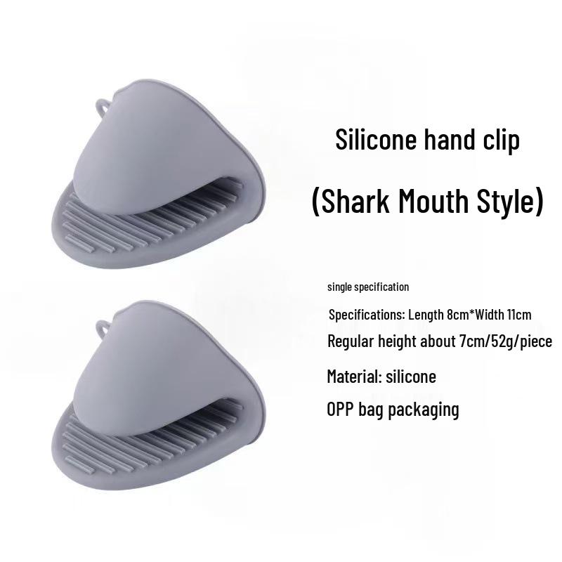 Silicone Heat-Resistant Anti-Scald Casserole Clip Gloves for Baking and Microwave Use