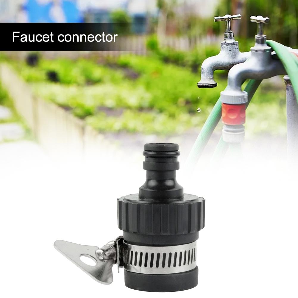 Garden Tool Tap Connector Car Washing For Connecting Hose For Gardening For Taps Between 18-24mm Stainless Steel Clip