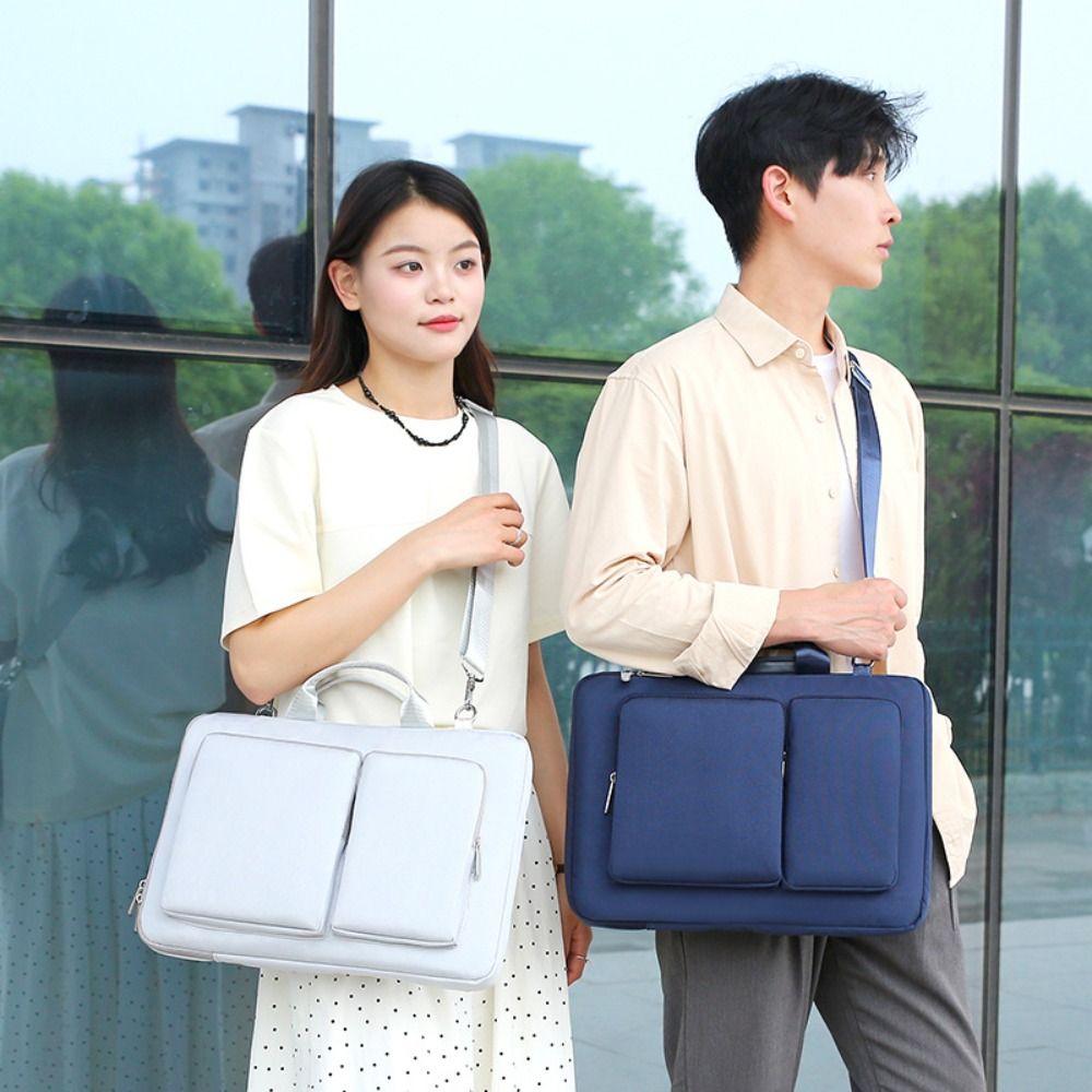 Briefcases Laptop Case Protable Notebook Pouch Lightweight Shoulder Messenger Bag  Student