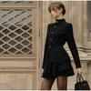 All-match Suit Blouse Skirt Suit Ladies Fashion Black Short Skirt Suit Slim Daily Commuter Clothes