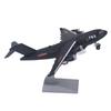 1 : 100 Maßstab Diecast Flugzeuge Modell Sammlerstück Dekoration Rückziehflugzeug Modell Spielzeug Schwarz