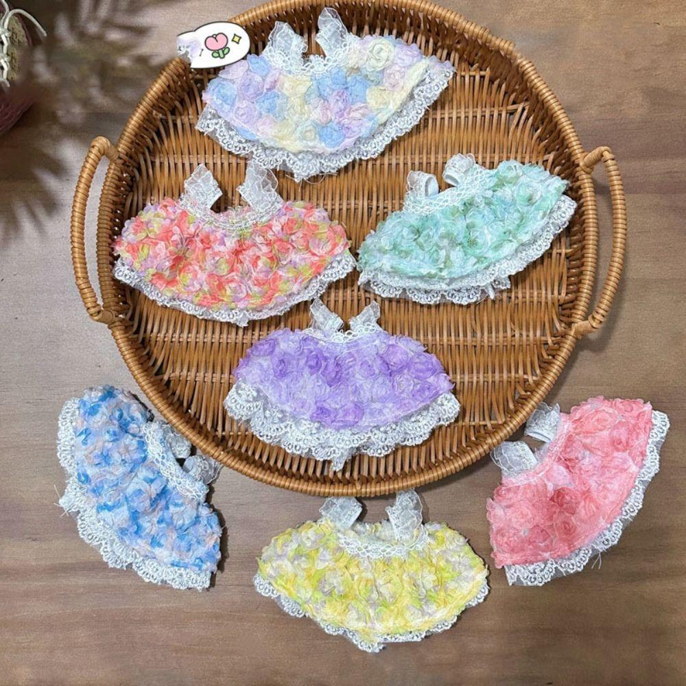 Accessories Princess Dress Cute Plush Dolls Clothes  For 15cm Cotton Doll/EXO Idol Dolls