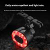 COB Cycling Tail Lamp Type-C Charging Auto Brake Sensing Light 4 Modes Cycling Warning Flashlight Bicycle Accessories Lights