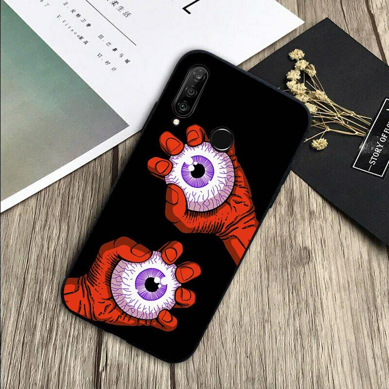 Hands with eyes For Huawei Nova 8i 11i 12i 12s 9 10 SE Y60 Y70 Y90 Y72 Y73 Y61 Y91 P60 Pro P30 P40 Lite Case
