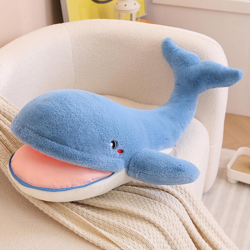 Big Shark Mouth Plush Toy Marine Animal Stuffed Doll Decoration Cute Kids Gift
