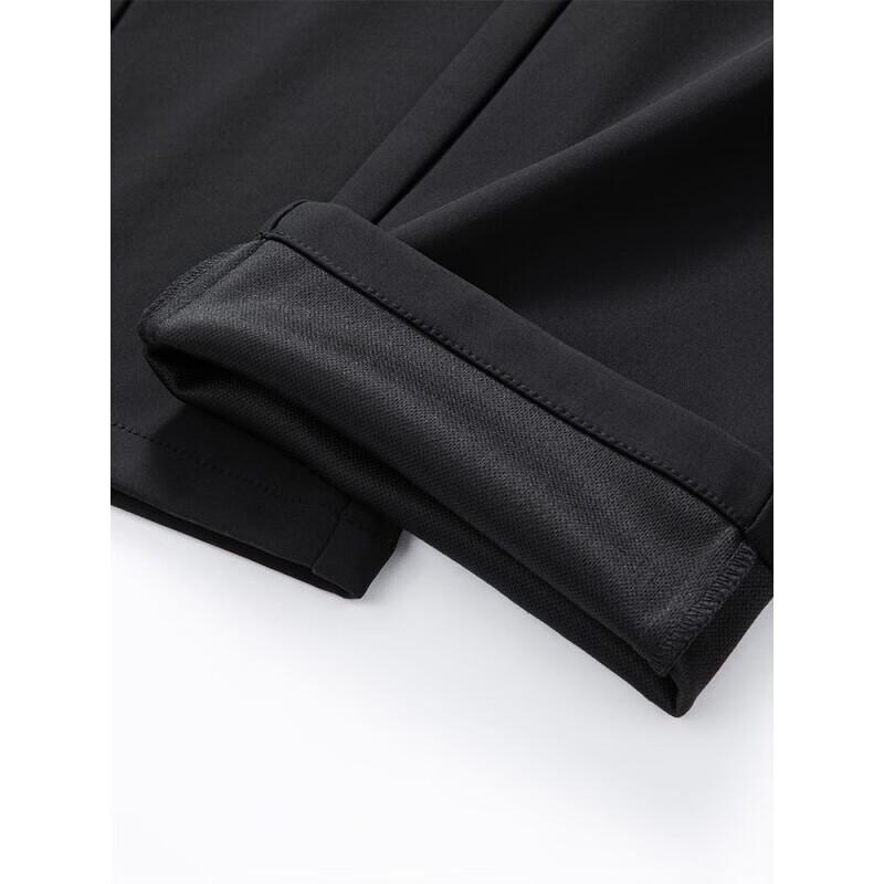 ROMON Men's High-Stretch Drawstring Straight-Leg Casual Pants