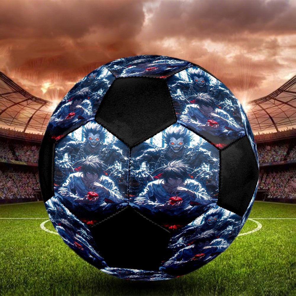 1pc Death Note Soccer Ball Size 5 Indoor Soccer Ball Fashion Colorful Backyard Game - Great For Sports Fans Gift HE13
