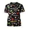Venezuela Flag Print Short Sleeve T-Shirt, Stylish Casual Tee