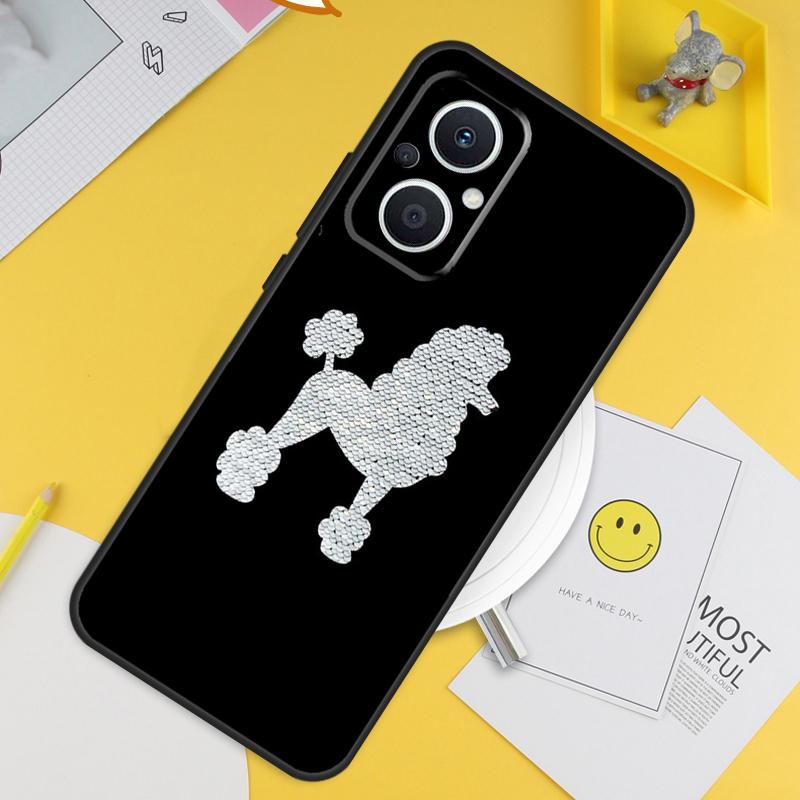 Poodle Dog Cartoon For OPPO Reno 8T 11F 12F 13F 14F 7 8 Lite 10 11 12 13 14 Pro OPPO Find X9 X8 X5 X6 Pro Case