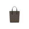 New MICHAEL KORS Sinclair Fabric Handbag Small Women's Black/Dark Camel 32F2G5SC0J-293