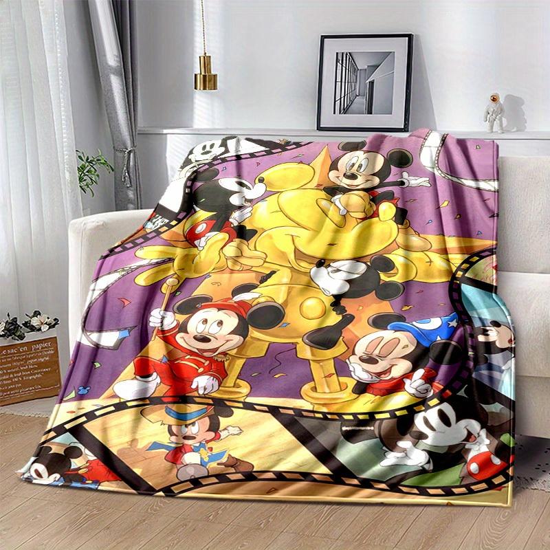 1pc, Mickey Mouse Home Decor Blanket: A Perfect Gift for Your Bedroom, Living Room, or Travel, Soft Flannel Throw Blanket, Ideal for Couches, Outdoor