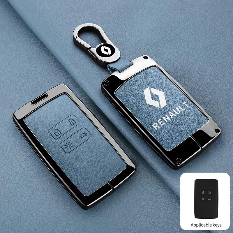 2026 Hot For Renault Hub Caps Car Key Case Cover Key Bag For Renault RS Scenic Clio Laguna 2 3 4 5 Kangoo Fluence Megane Trafic