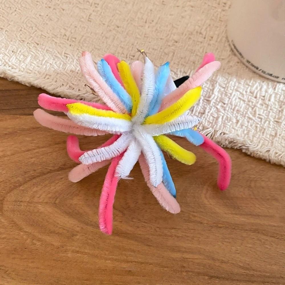 

LED Glow New Year Fireworks Hairpin Twist Bar Fireworks New Year Headdress Decorations StyleB 11cm